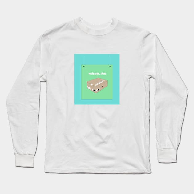 Shoes, Welcome Long Sleeve T-Shirt by Kworks